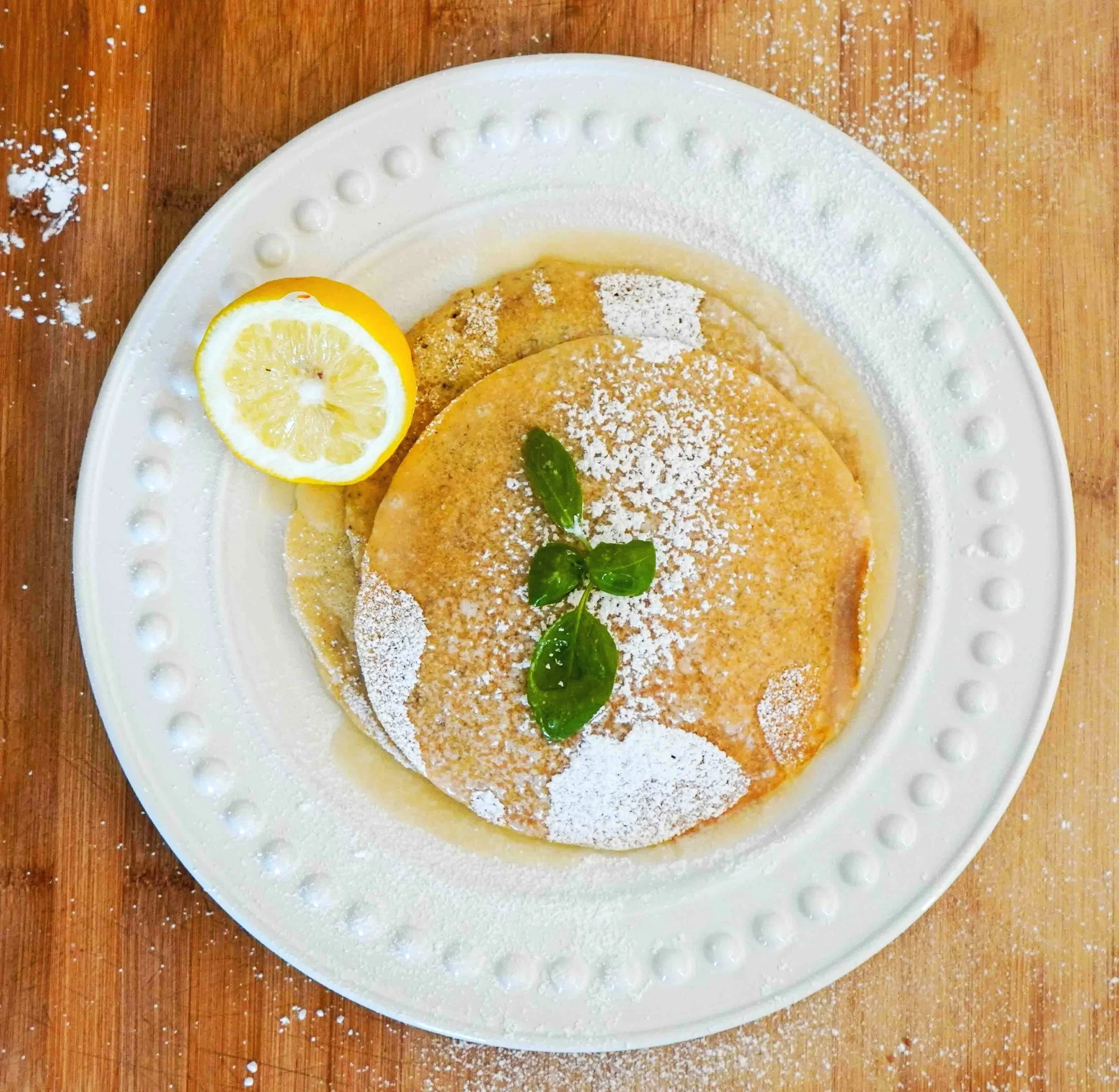 LEMON POPPYSEED PANCAKES