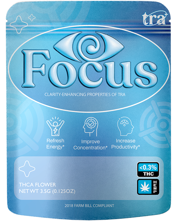 Front view of a blue direct print 8th bag featuring vibrant custom branding