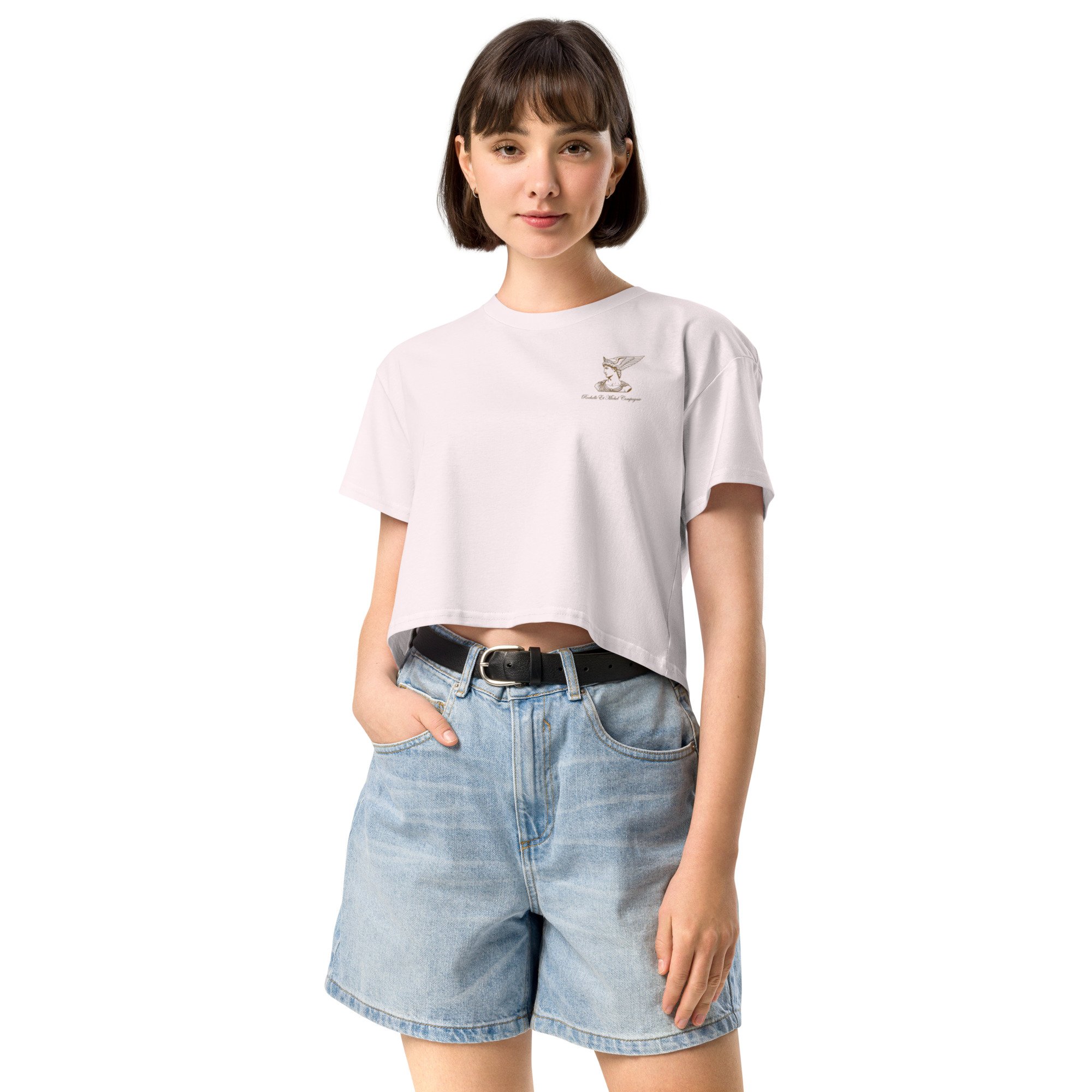 Rochelle et Michel - Women’s Cotton Crop Top