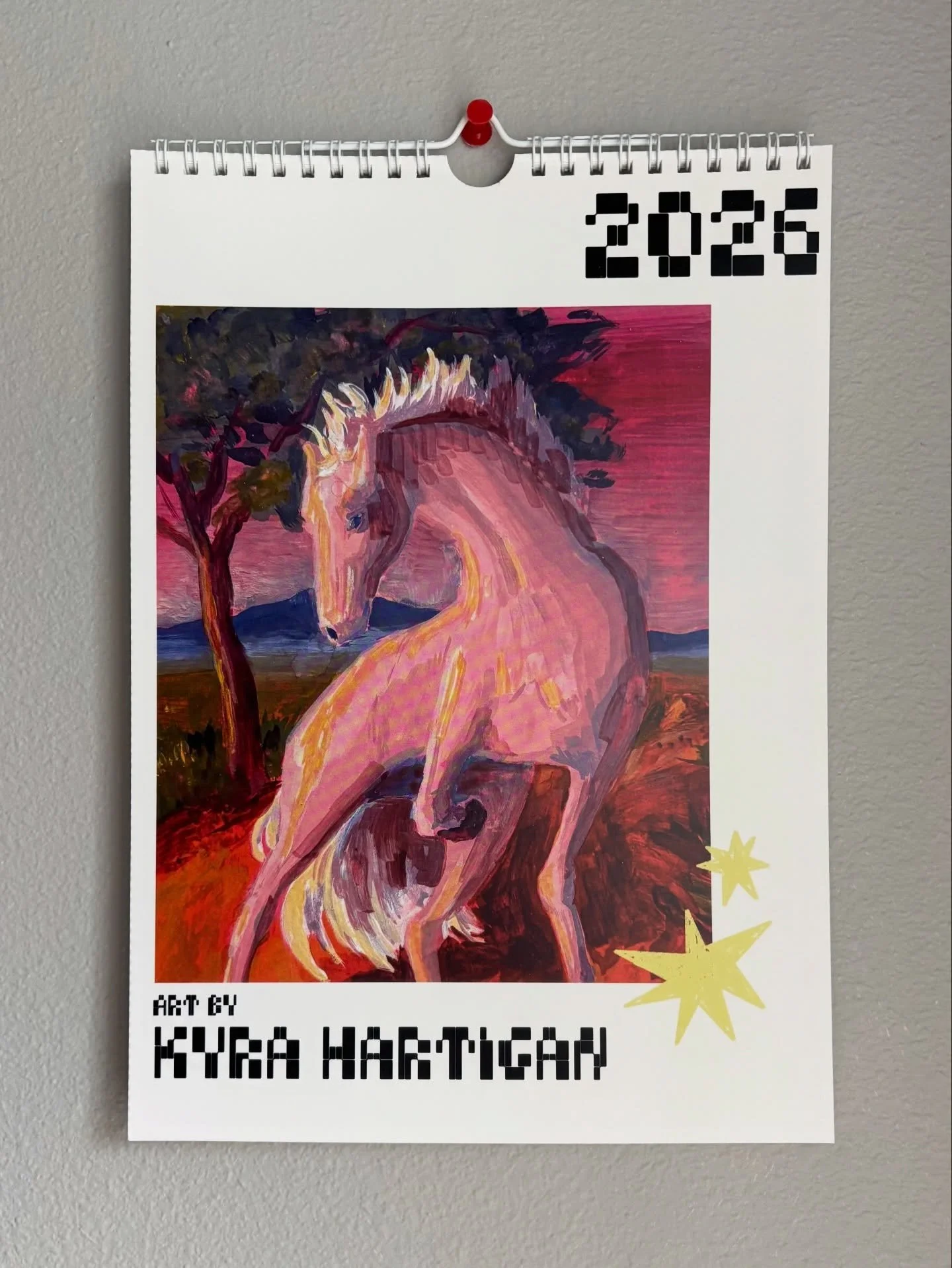 2026 calendars are here!!! And you can see them and buy them from my brand new website (kyrahartigan.com)!!!!!!! along with some other little things. Yay tell ur friends !!! 

US shipping only and If you&rsquo;re near a Beaverton zip code make sure t