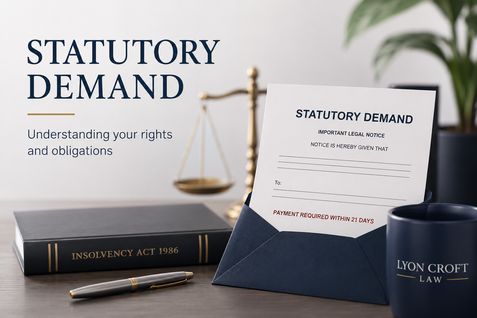 Statutory Demands: The 21-Day Demand for Undisputed Debts Over £750
