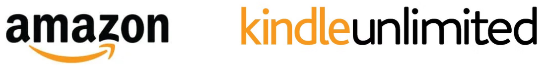 Amazon and Kindle Unlimited logos indicating the Fatewaker series is available through Amazon and Kindle Unlimited.
