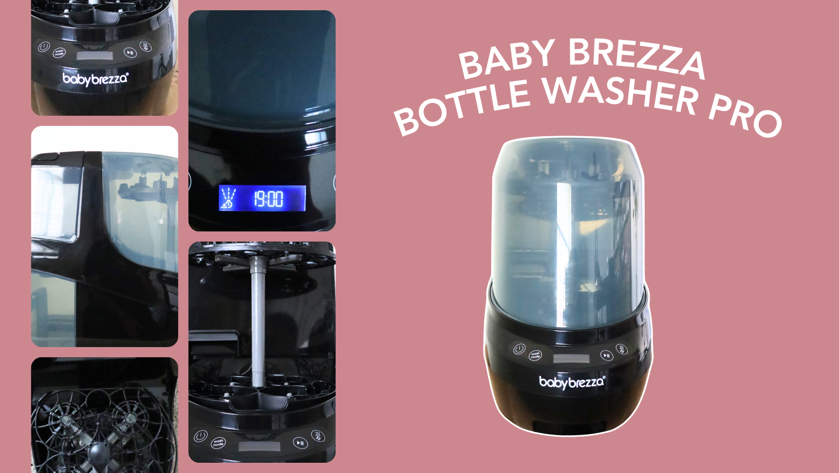 Baby Brezza bottle washer close up image for comparison