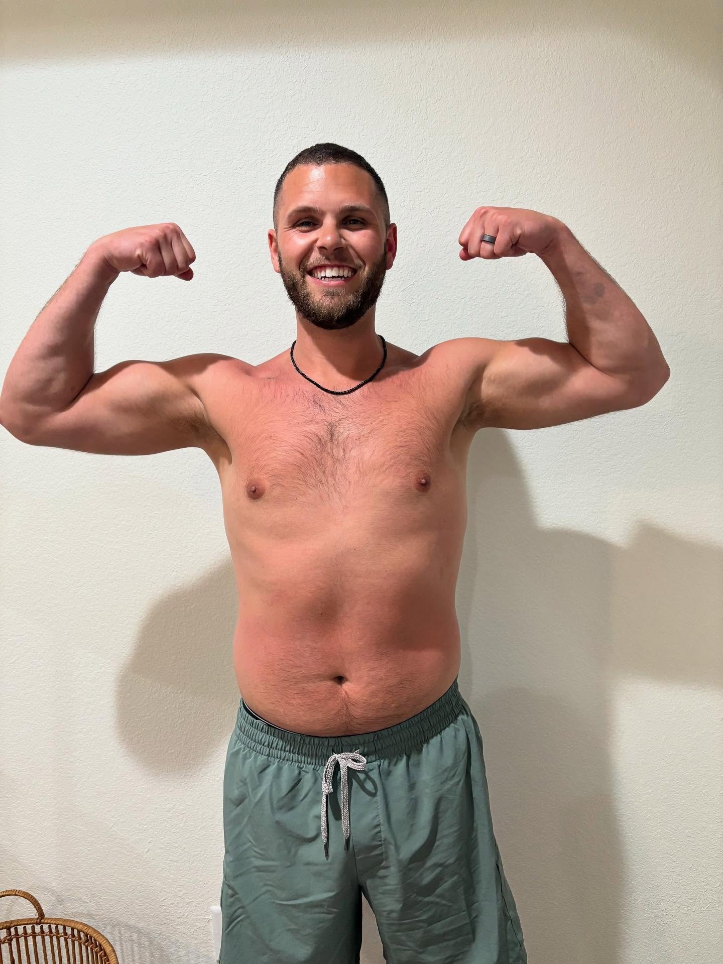 Look what happens in just 4 weeks when you lock in. 1st picture is before, 2nd is after!

This isn&rsquo;t just a physical transformation&mdash;it&rsquo;s mental.

In 4 weeks, @mdbobay didn&rsquo;t just change his body. He changed his habits, his min