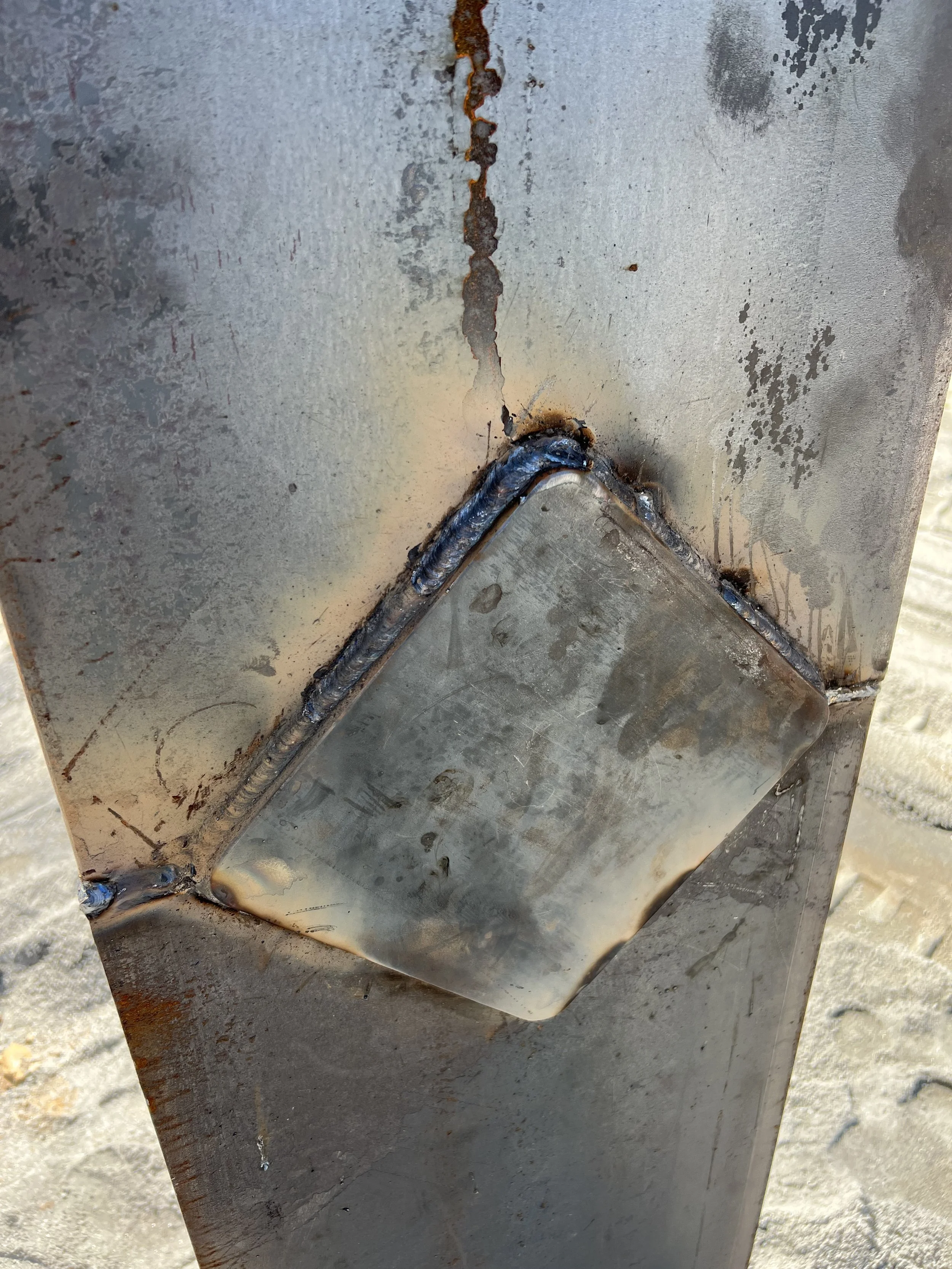 H-pile splicing and welding by GDOT certified welders in Atlanta, GA — structural steel welding for bridges, roads, and utility projects.
