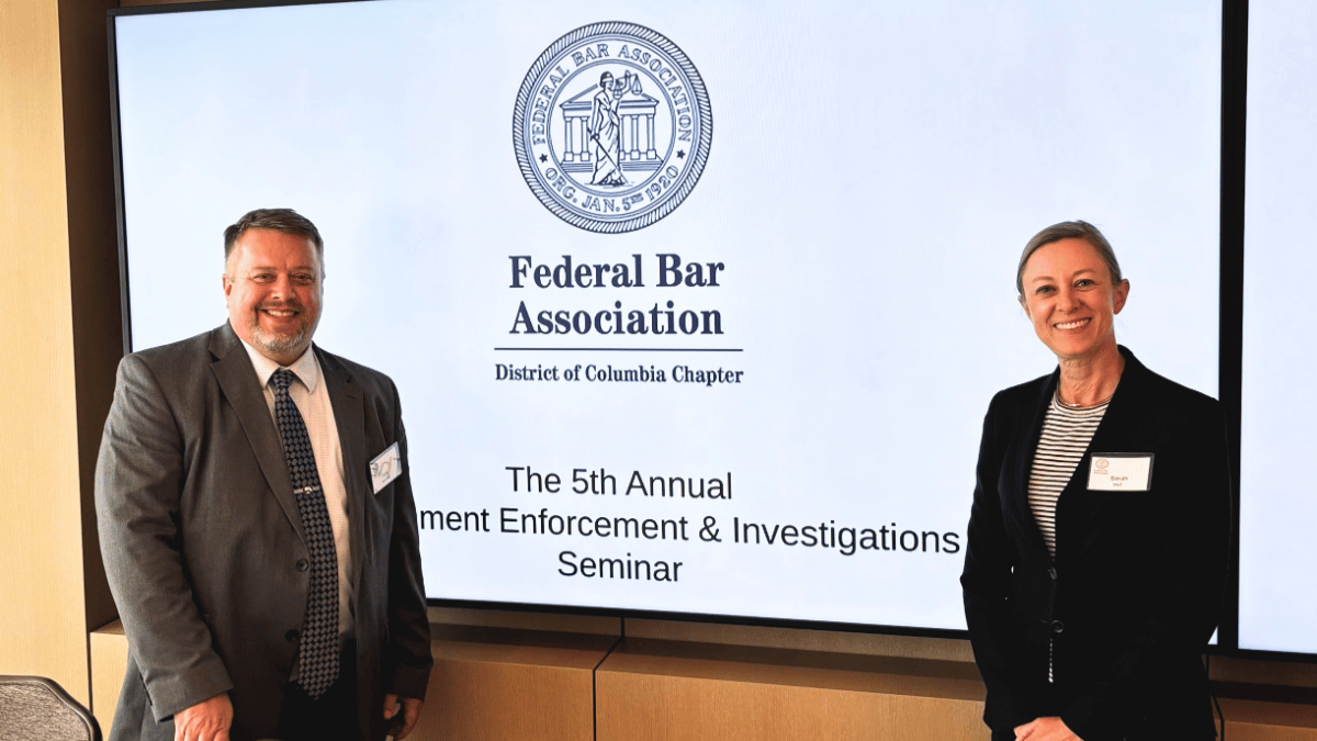 2026 Annual Government Enforcement & Investigations Seminar Draws D.C. Crowd thomas barnard sarah hall