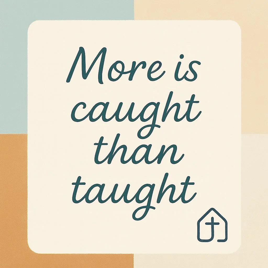 🌱 More is caught than taught.
Our kids learn far more from what they see us do than what they hear us say.

Yesterday, we explored the power of &ldquo;Calm, Connect, Correct&rdquo; &mdash; but the real key is practicing it ourselves first. Next time