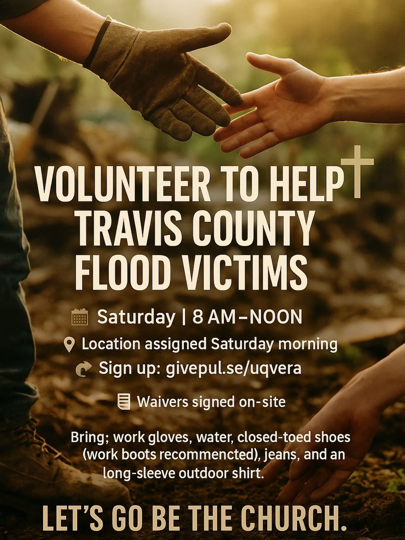 🚨 Flood Relief Volunteer Opportunity &ndash; This Saturday 🚨

We at Diapers to Disciples have partnered with Austin Disaster Relief Network to assist flood victims across our state. While most counties are still in active search and rescue, some fa