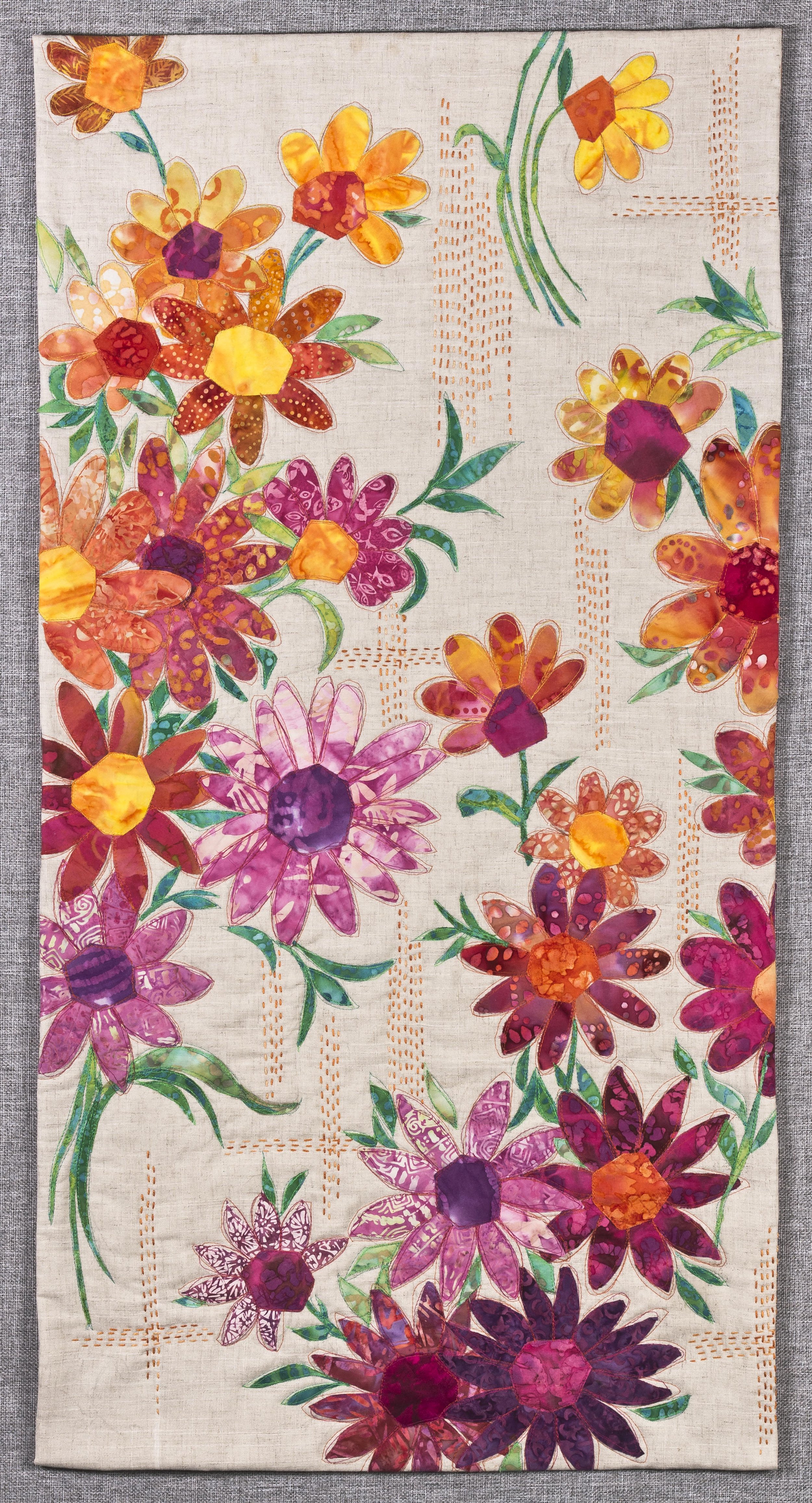 $1200 Hapy Flowers 24 x 26