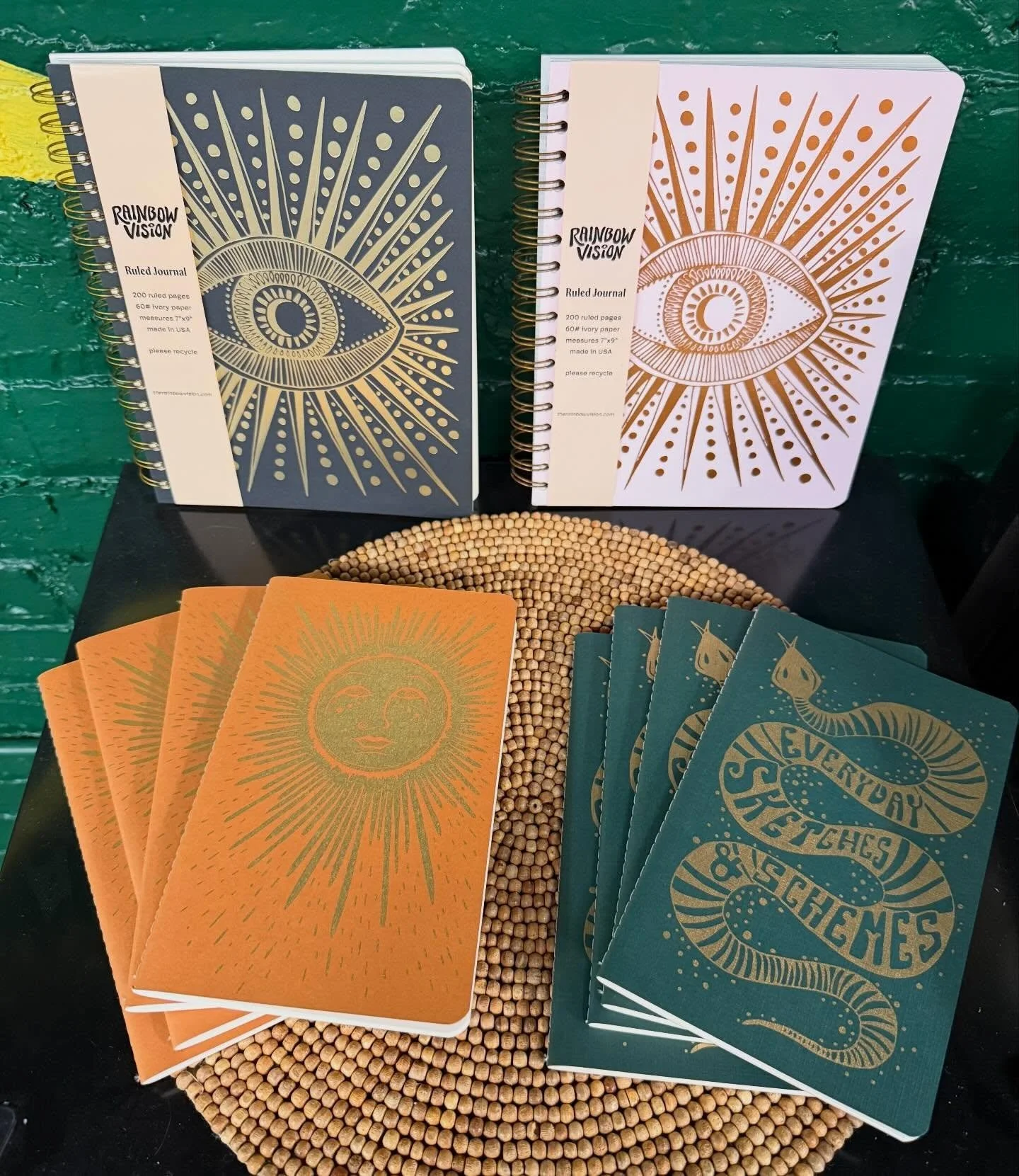Ananda Omaha now carries Rainbow Vision journals! 

Fun Fact: When I started my YTT200 back in 2018, I bought this exact snake journal as I began this journey. Transformation was already in motion ✨ It feels sacred to hold these in the studio today &