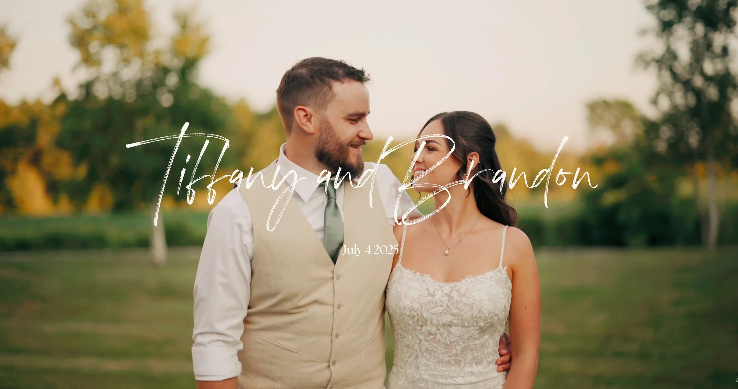 Real Wedding: Tiffany and Brandon’s Summer Bradford Barn Wedding