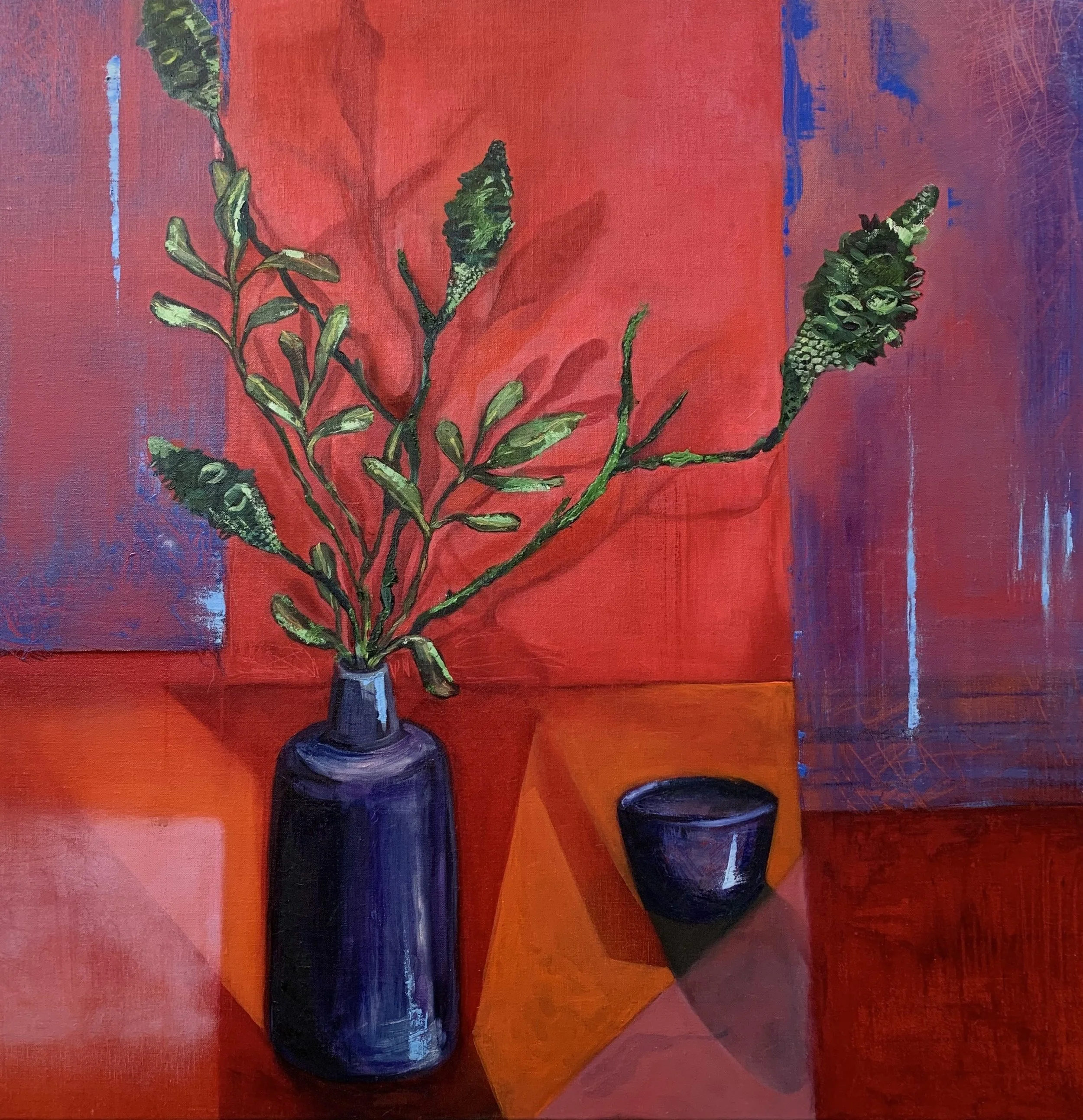 Red and Blue Banksia