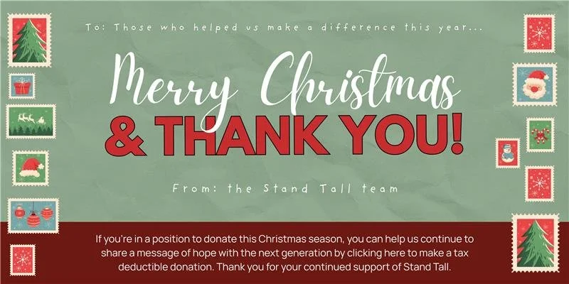 merry christmas thank you banner