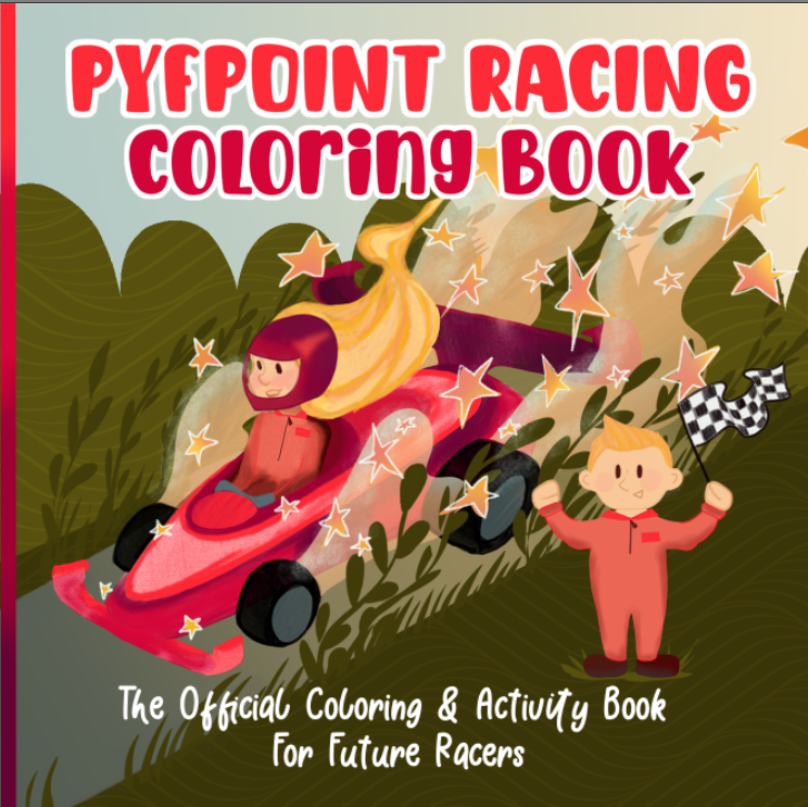 Pod Racer Coloring Book Book Cover: Racing Coloring Book — Alex Aureolin Design
