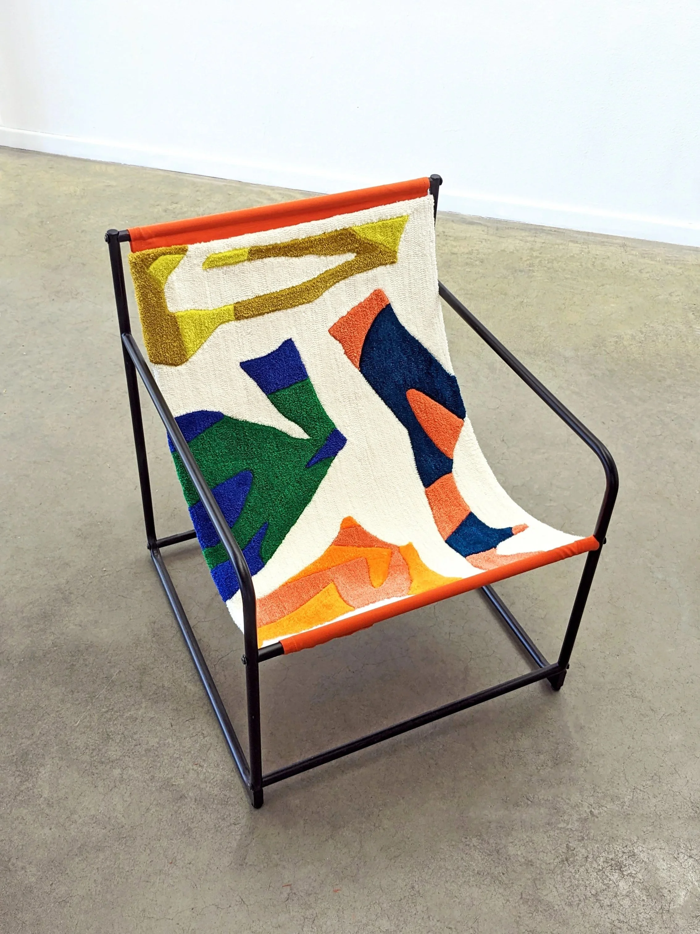 Custom tufted chair  •  2023