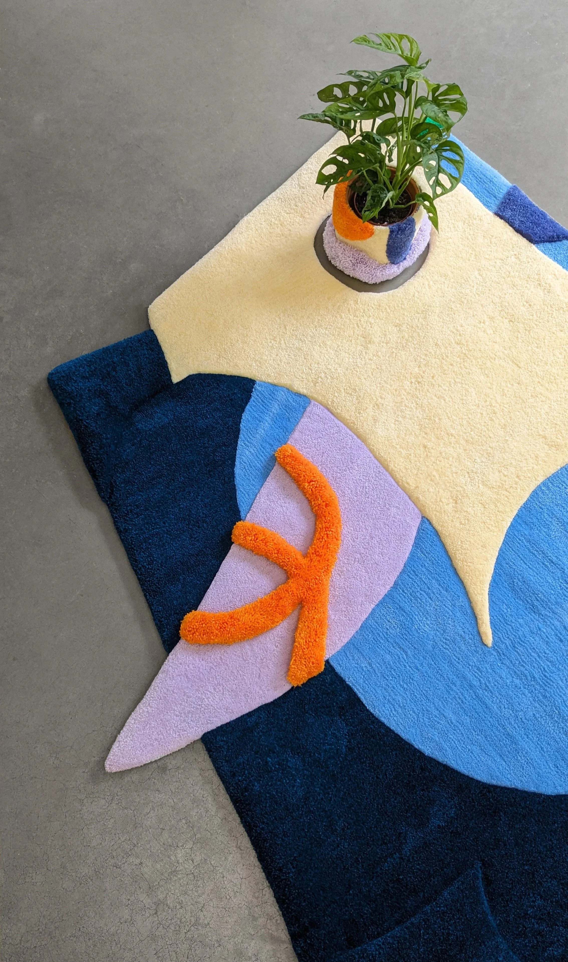 Tufted rug "Collage" •  2023