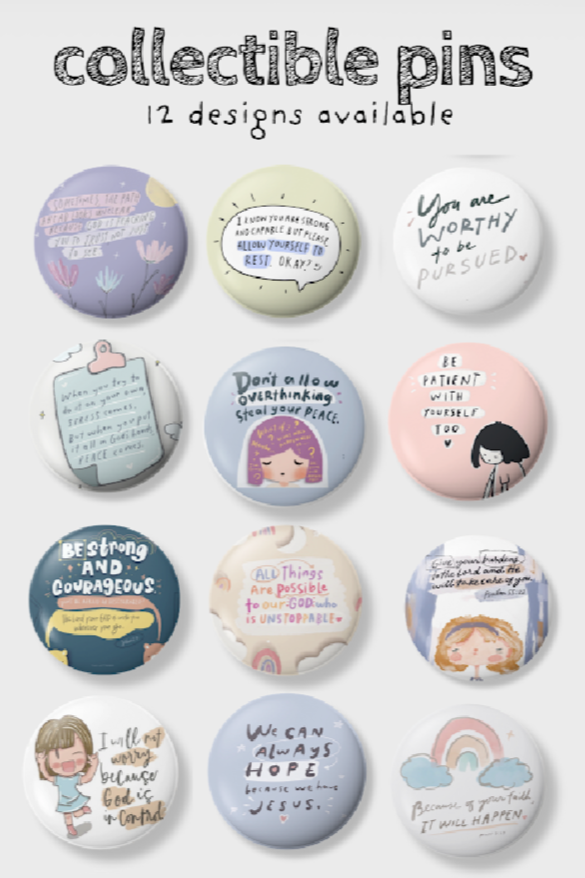 Collectible pins - 37mm