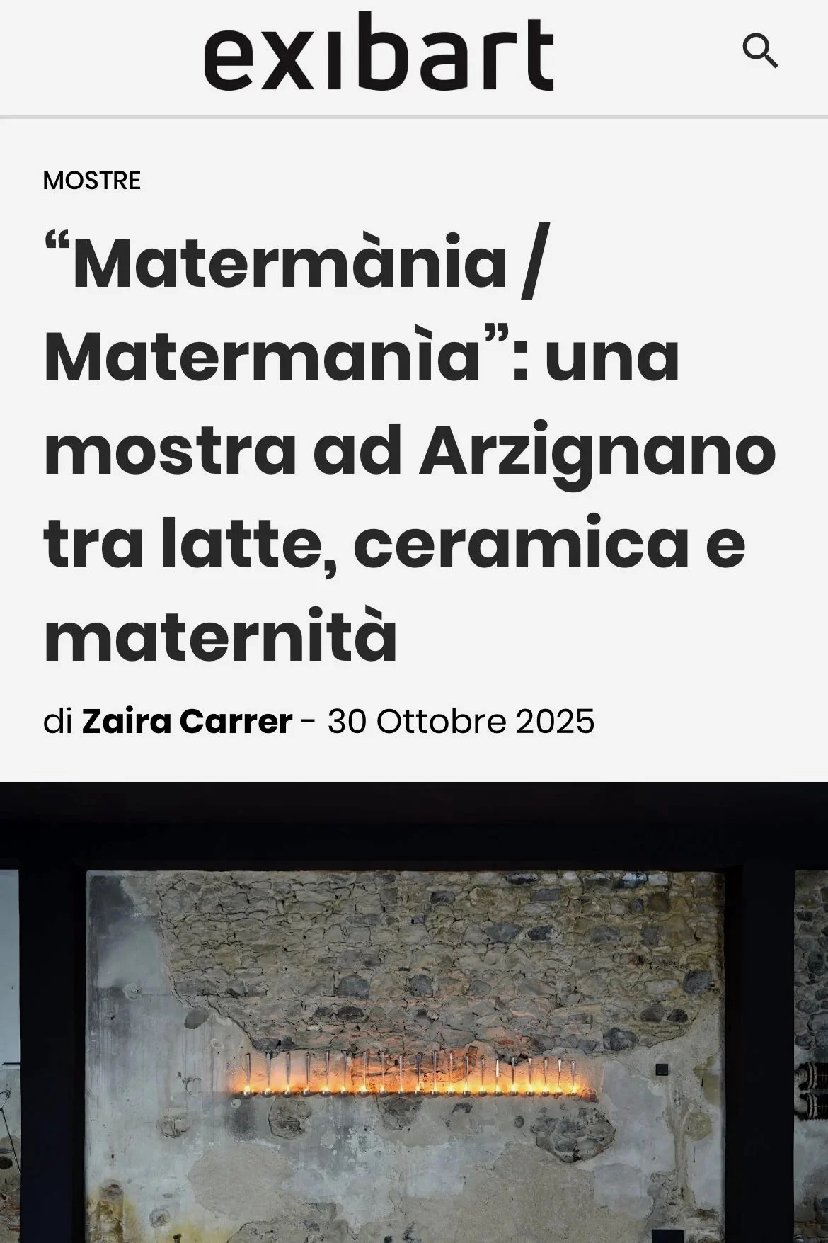 “Matermània/Matermanìa” at Atipografia Gallery, Italy.