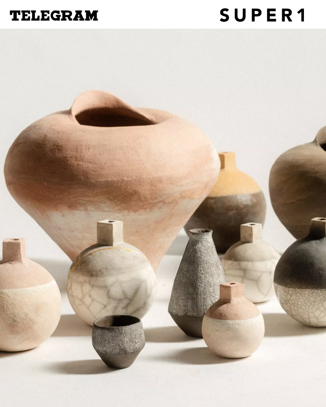 Super1 feature on ZEECERAMICS tactile ceramic forms