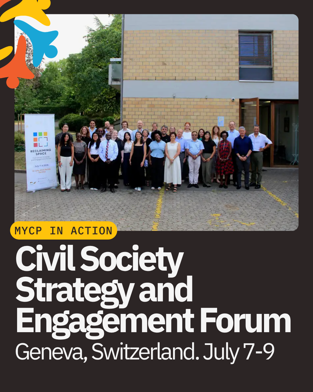 MYCP participated in the Civil Society Strategy and Engagement Forum