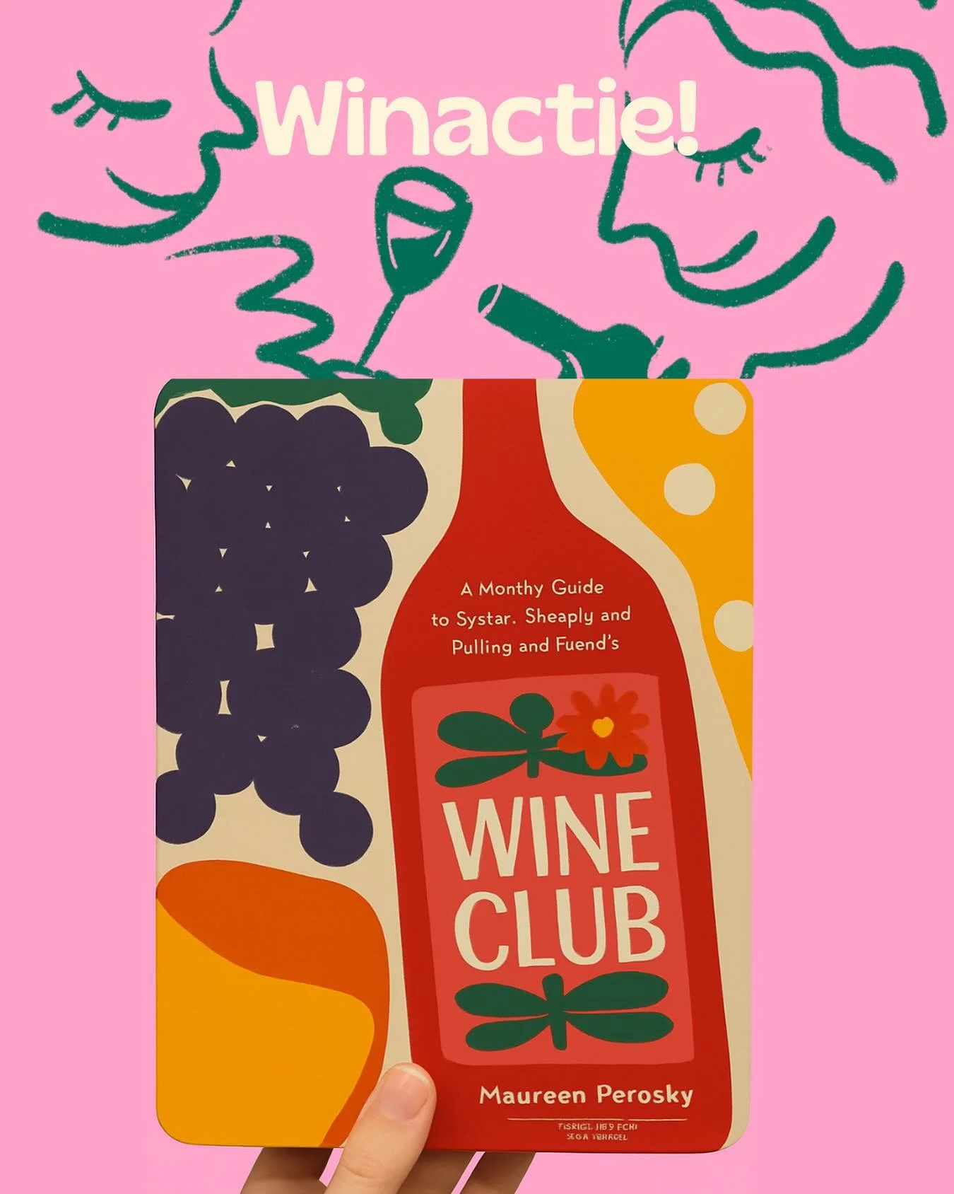 WINACTIE! 

Maak kans op het boek &lsquo;The Wineclub&rsquo; van Maureen Perosky vol inspiratie, handige info en lekkere receptjes om je eigen wijnclub te starten.

Meedoen is simpel:
1) Volg ons
2) Like deze post
3) Tag iemand in de reacties, die di
