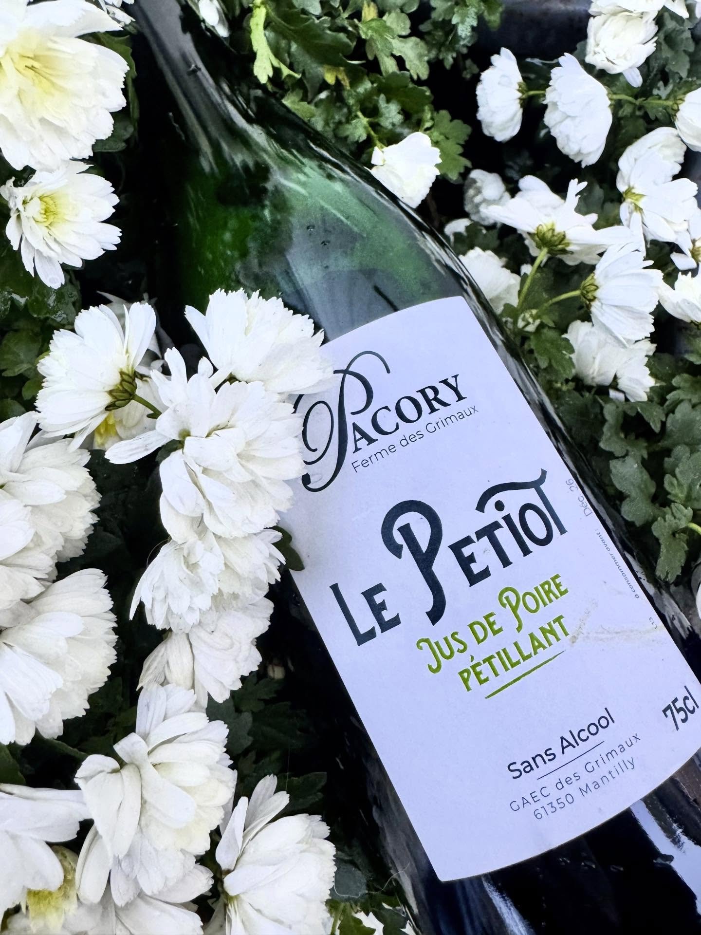 Deze week een tip voor de zwangeren, degenen aan de antibiotica deze kerst of dry January: Le P&eacute;tiot (2024), jus de poire p&eacute;tillant uit Normandi&euml;. Dit alcoholvrije bruisende perensapje is fris, licht zoet en zuur met een subtiele b