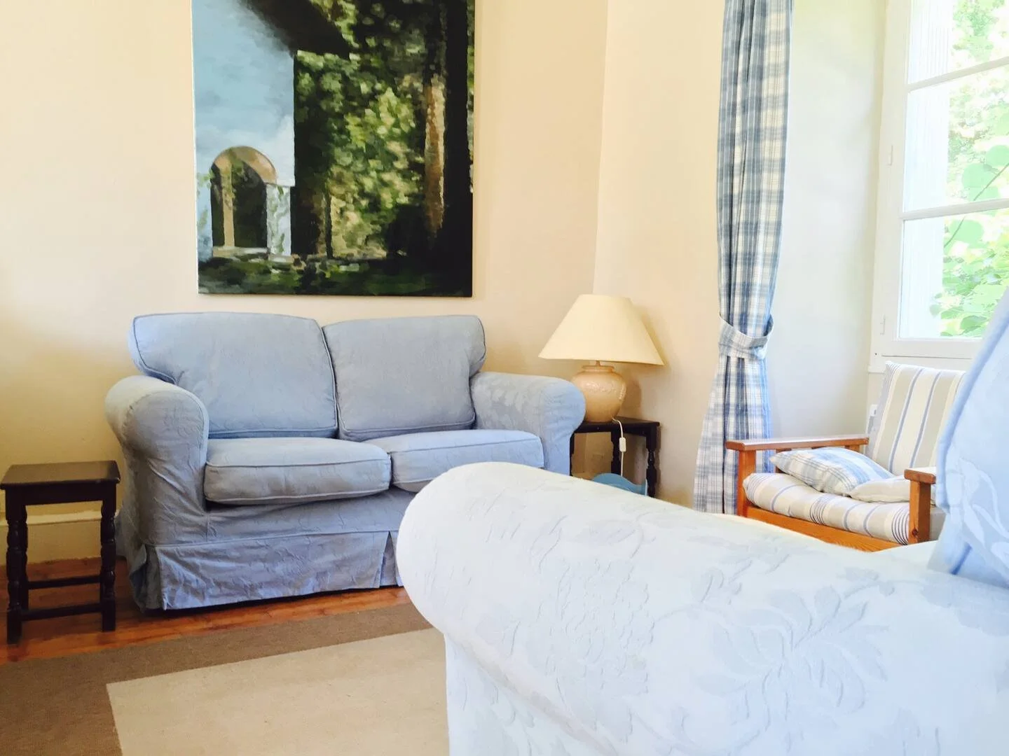 Living area in Tabary Gatehouse holiday cottage