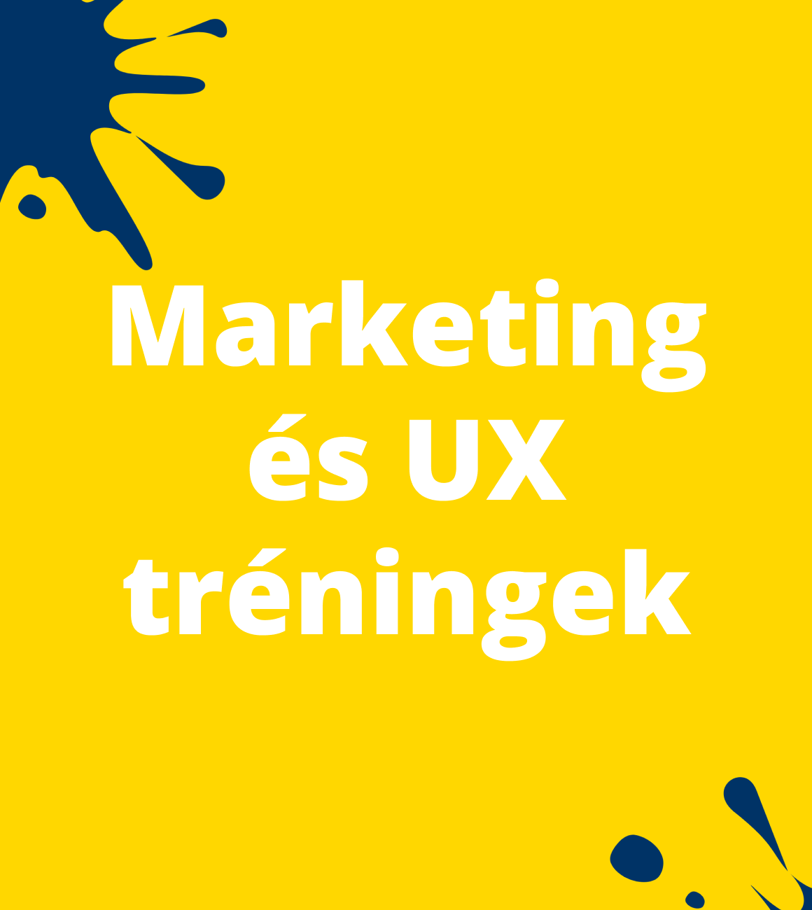 Marketing és UX oktatás cégeknek