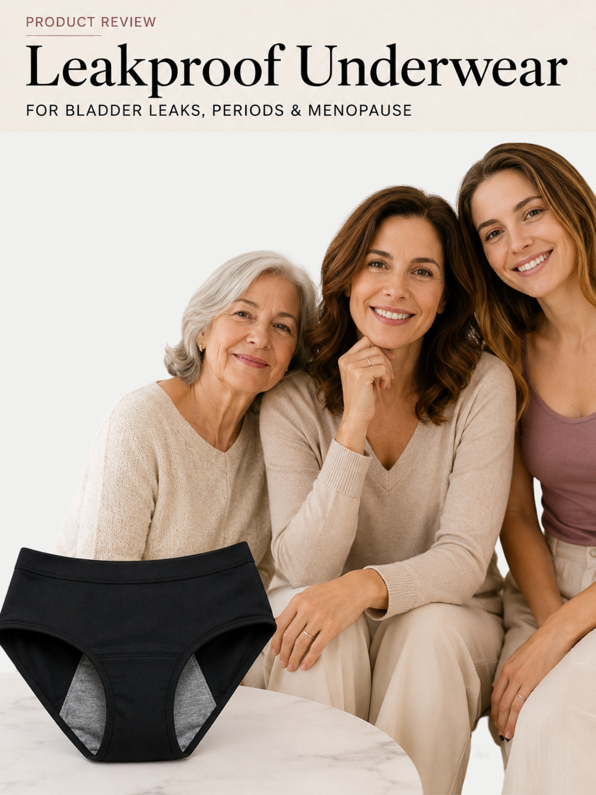 Best Leakproof Underwear for Bladder Leaks, Periods &amp; Menopause