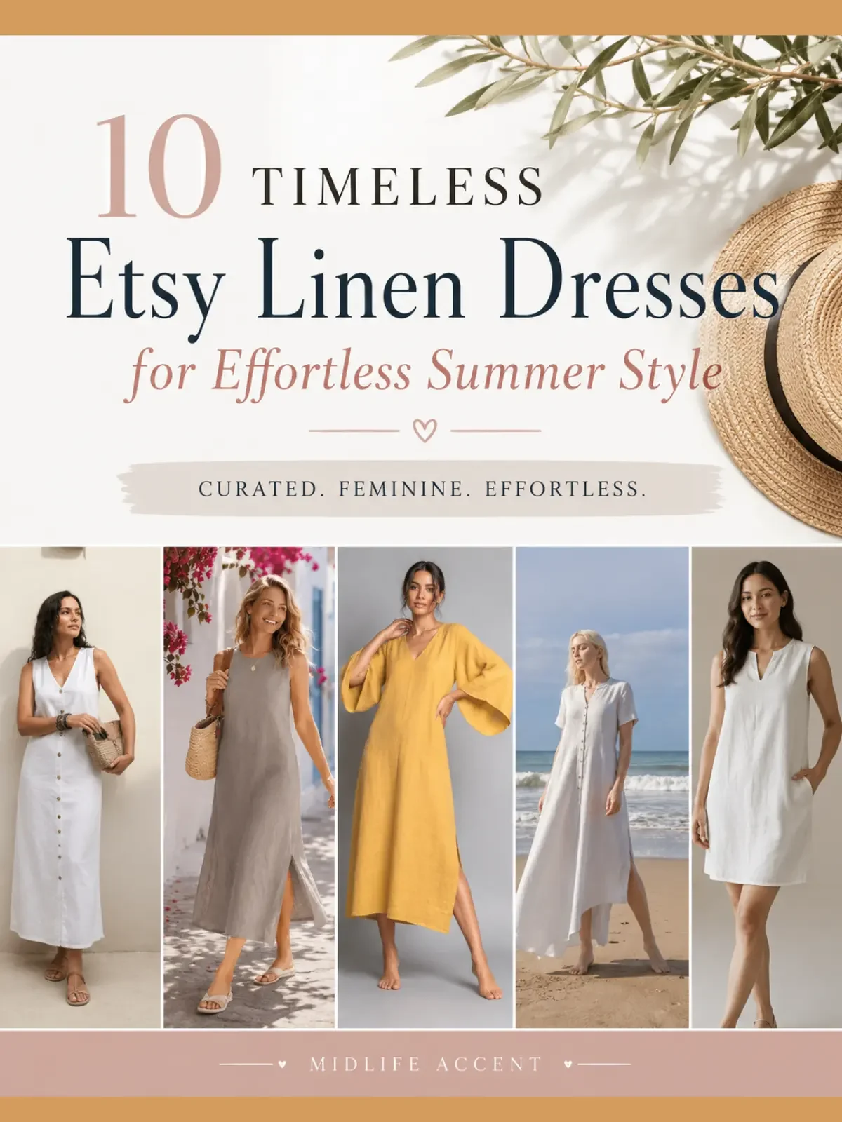 10 Best Etsy Linen Dresses for Effortless Summer Style