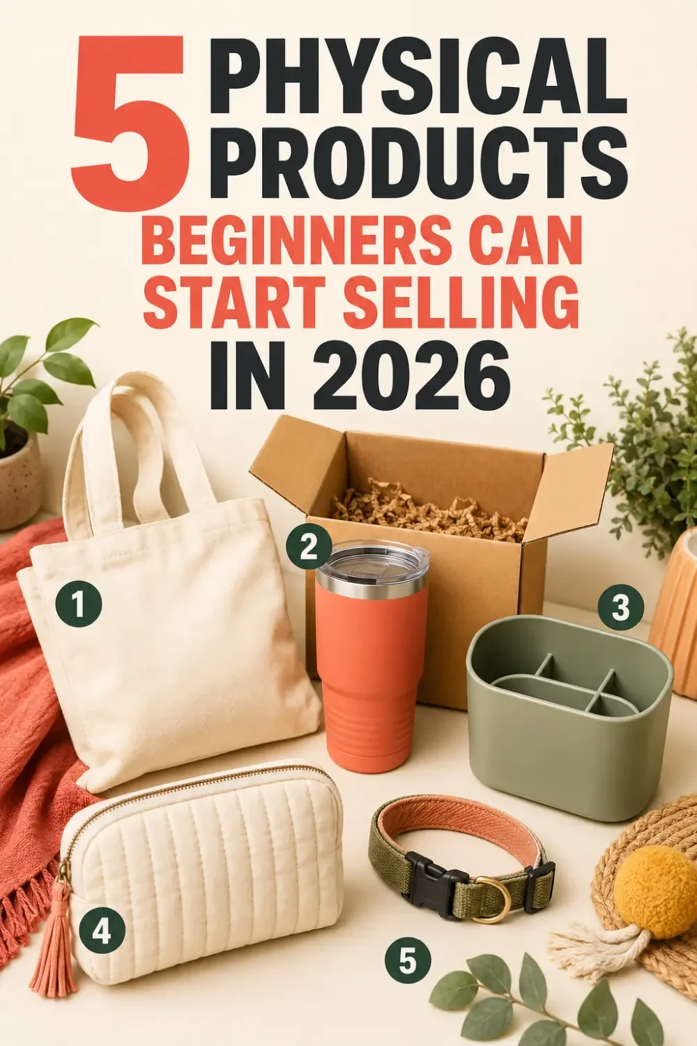 5 Physical Products Beginners Can Start Selling in 2026 | Low Risk, Real Demand