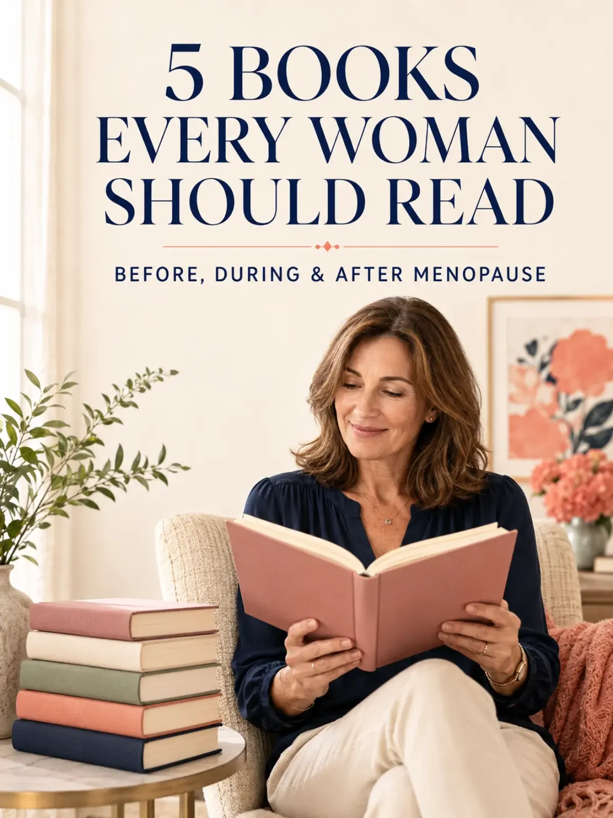 5 Books Every Woman Should Read Before, During, and After Menopause