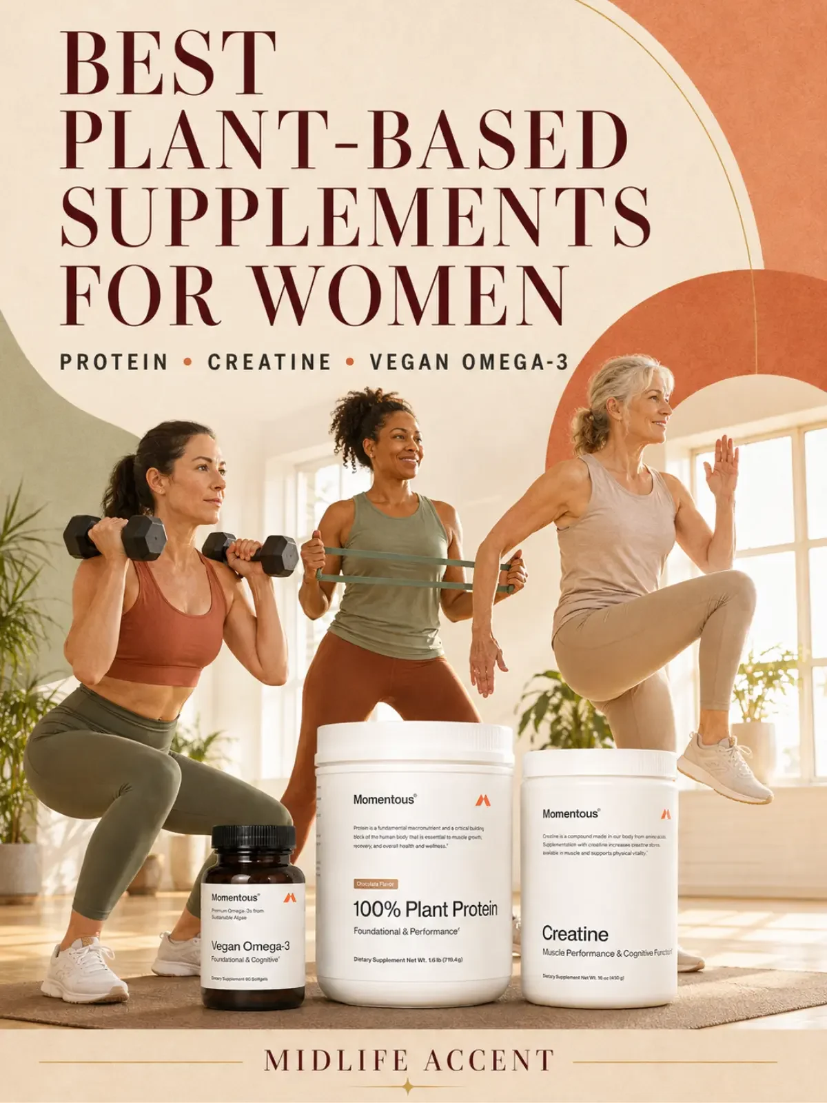 The Best Plant-Based Supplement Stack for Women: Protein, Creatine &amp; Omega-3