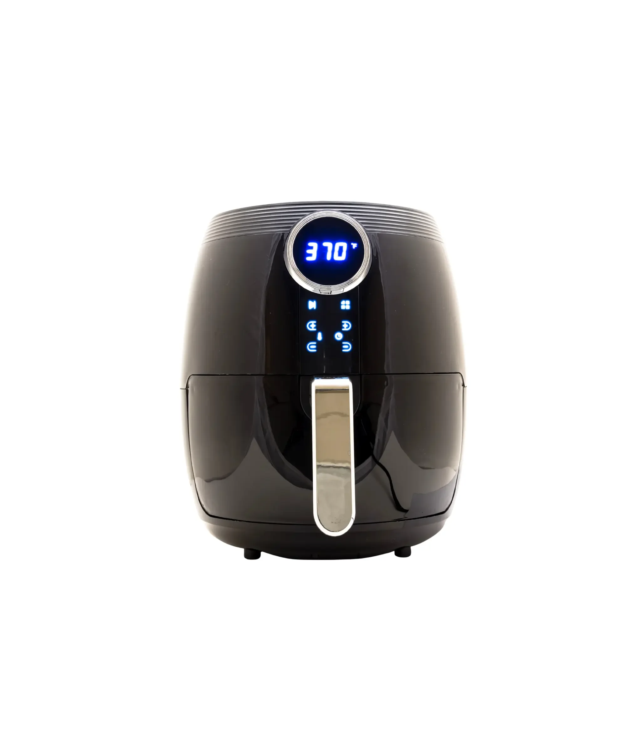air fryer color black with digital numbers