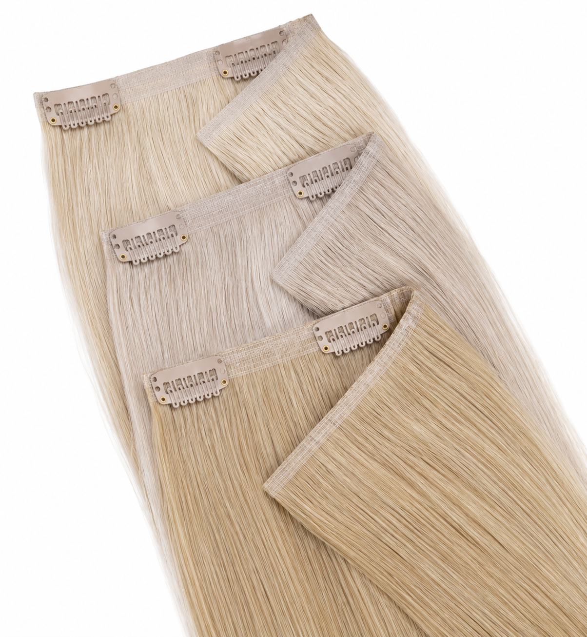 blonde clip ins