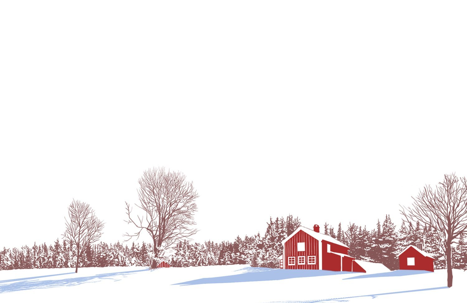 2019 "Snow With Barn"