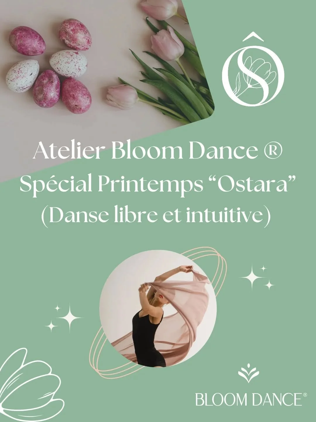 🌷 Pour f&ecirc;ter l'arriv&eacute;e du Printemps, retrouvons-nous dimanche 22 mars &agrave; 17h pour un atelier Bloom Dance&reg;️ sur le th&egrave;me de l'&eacute;closion. 🌷

➡️ Venez mettre votre corps en mouvement et lui redonner la parole avec u