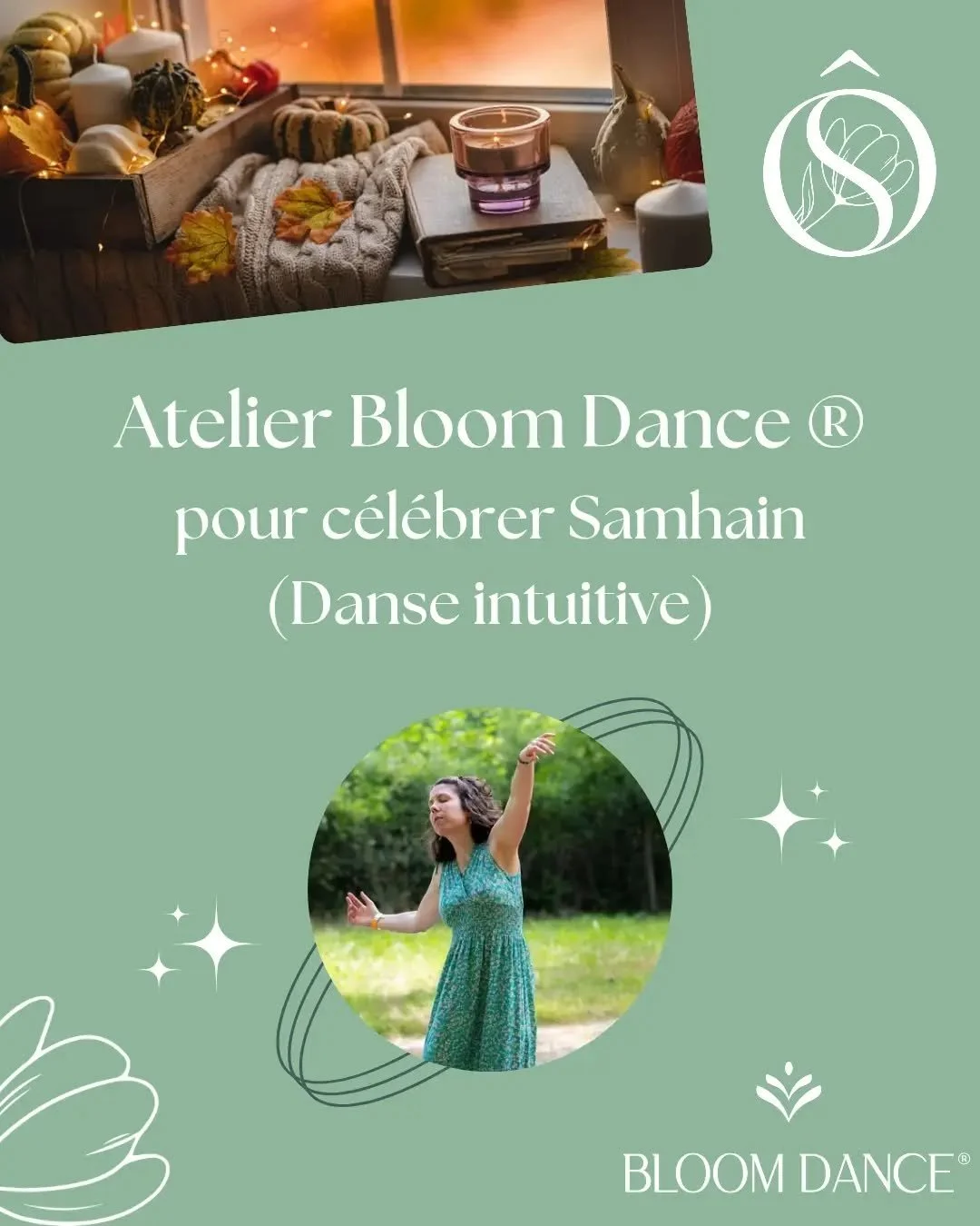🎃 Pour c&eacute;l&eacute;brer le sabbat de Samhain, retrouvons-nous le samedi 31 octobre pour un atelier Bloom Dance ! 

➡️ Venez mettre votre corps en mouvement et lui redonner la parole avec une session de Bloom Dance&reg; (m&eacute;thode de lib&e