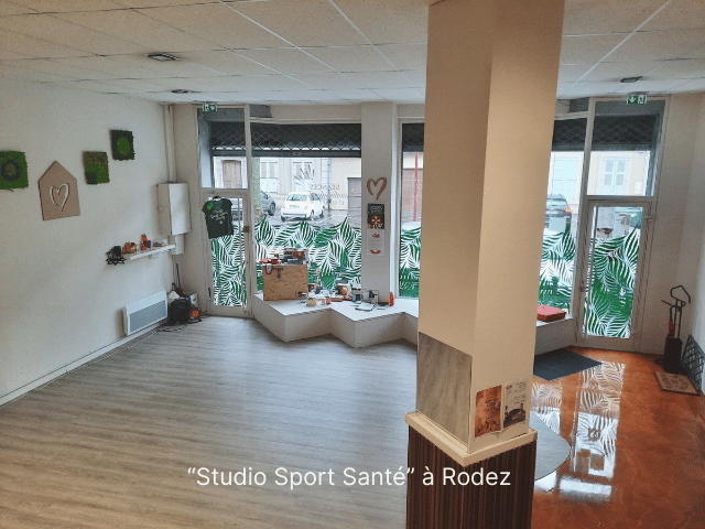 Studio Sport Santé Rodez Aveyron 12 pour des séances de FlowNergy (yoga, danse, mouvement, respiration) un vendredi par mois avec Stéphanie Ricard d'O Souffle d'Ostara