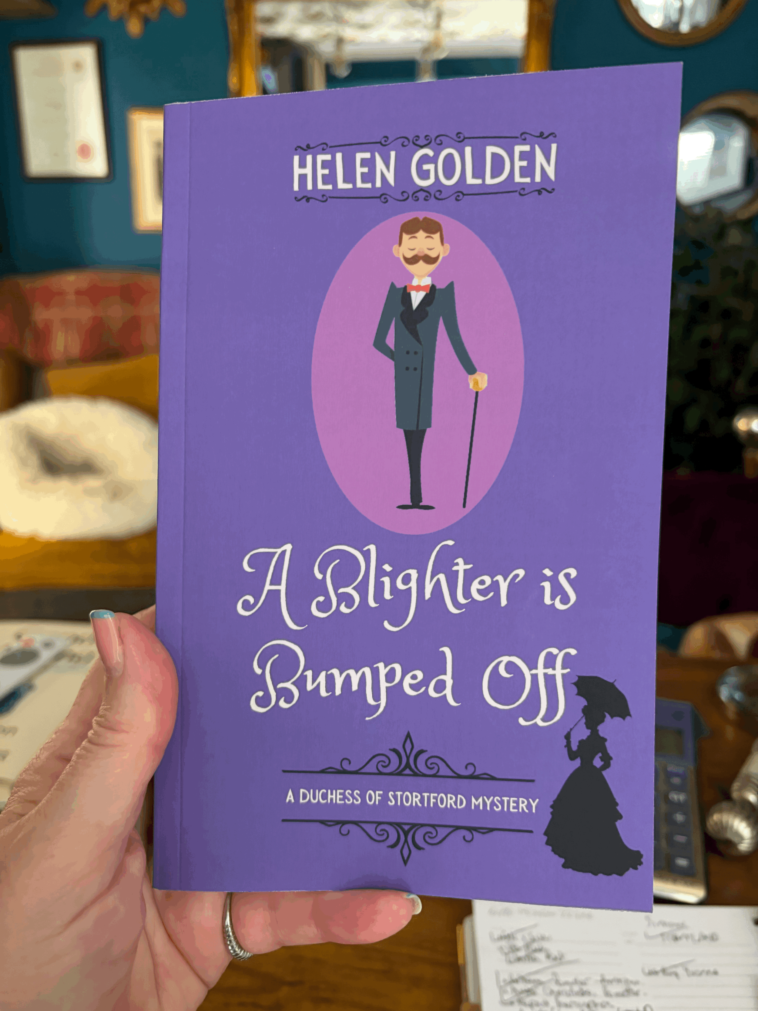 The paperback for A Blighter is Bumped Off is available a few days early!