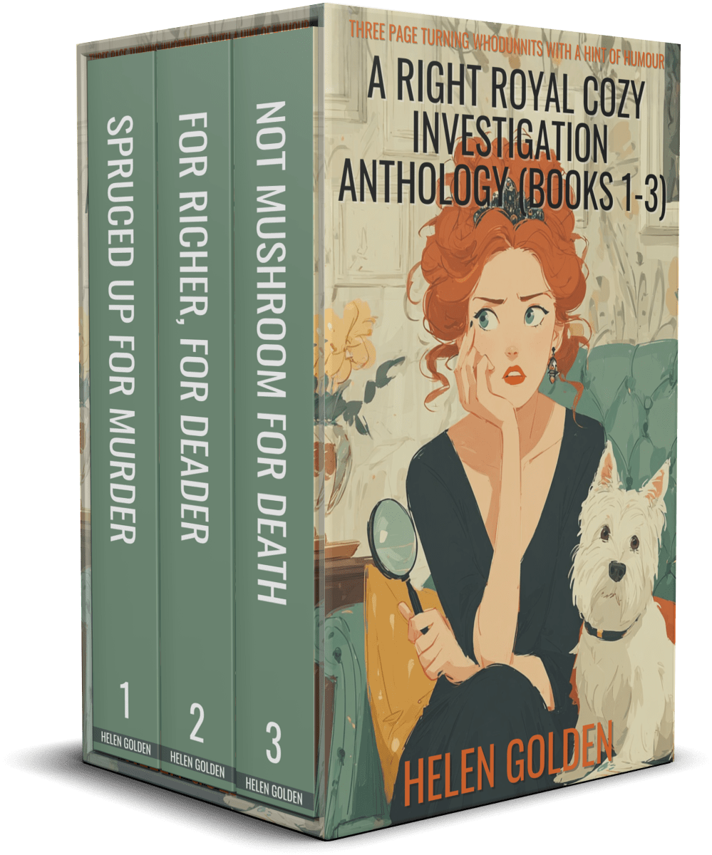 A Right Royal Cozy Investigation Books 1–3 ebook set cover by Helen Golden