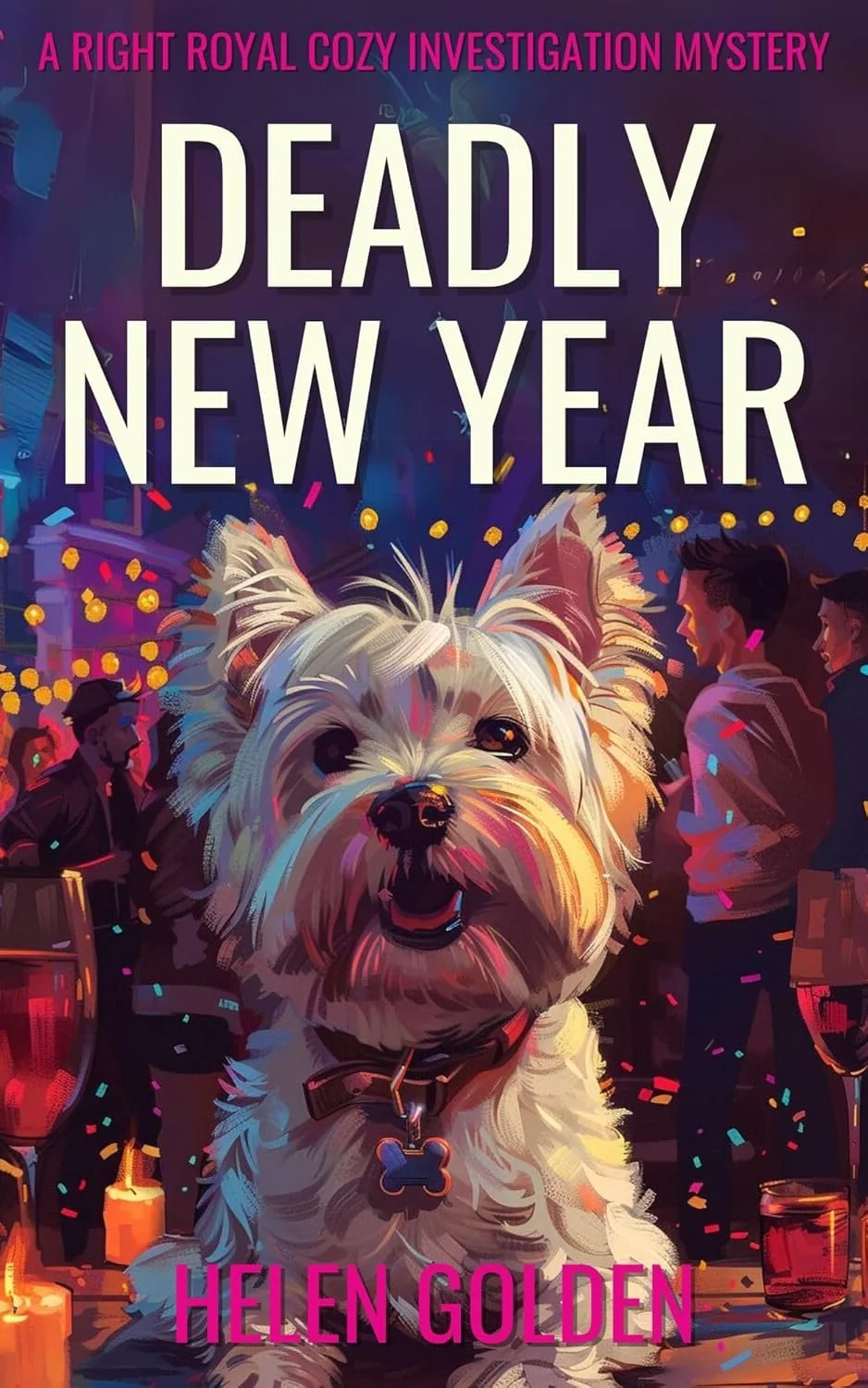 Deadly New Year book cover by Helen Golden