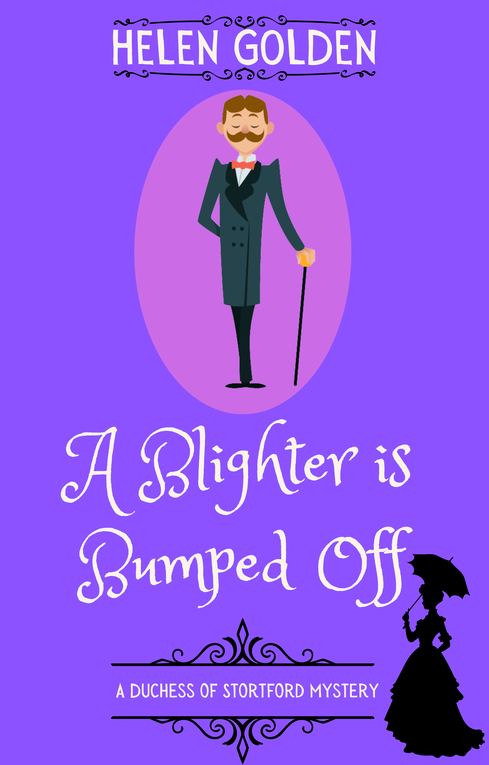 A Blighter is Bumped Off book cover by Helen Golden