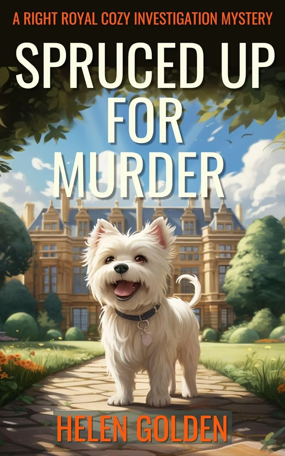 Spruced Up For Murder book cover by Helen Golden