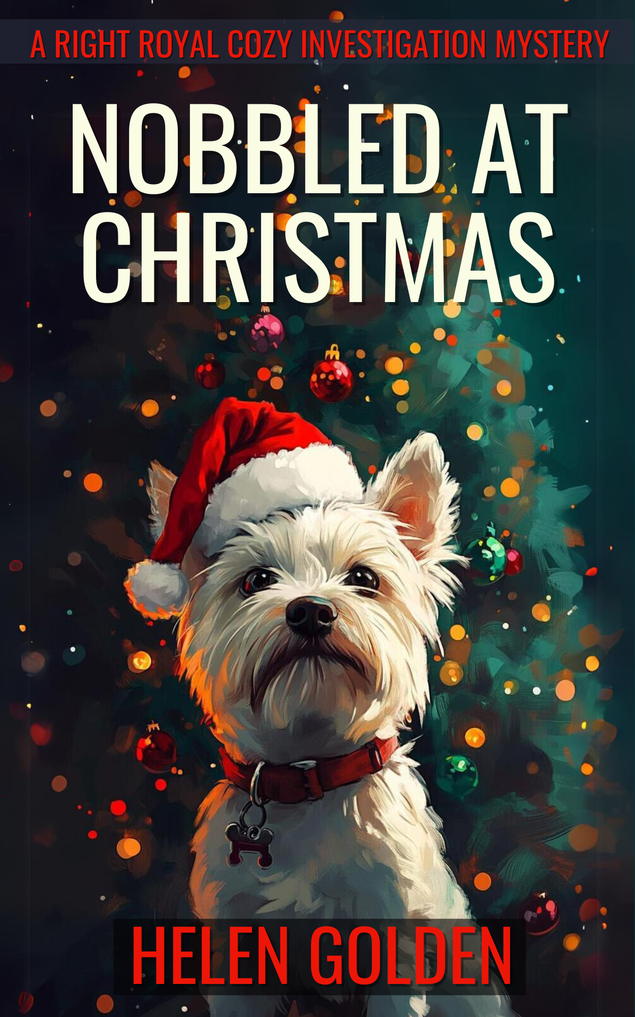 Nobbled at Christmas book cover by Helen Golden