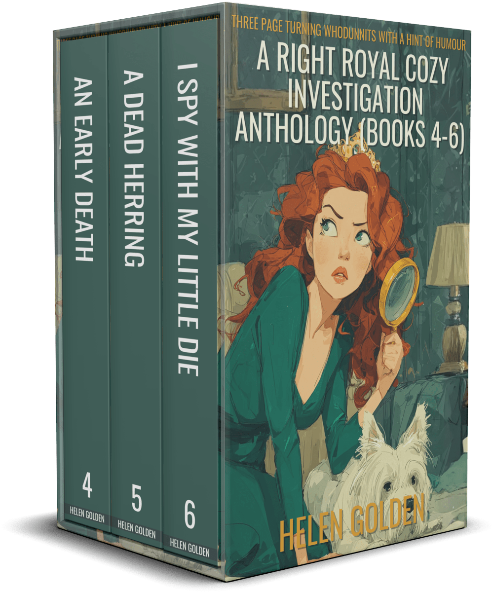 A Right Royal Cozy Investigation Books 4–6 ebook set cover by Helen Golden