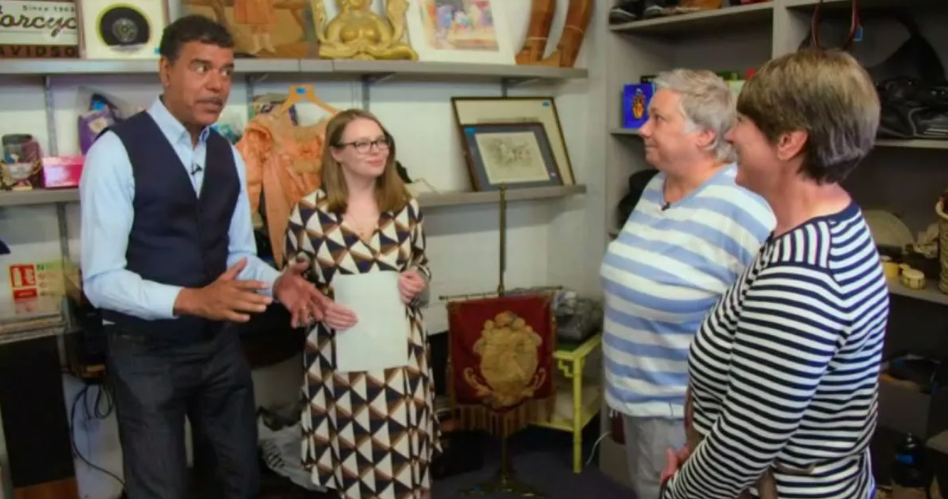 Kayleigh Davies and Chris Kamara in Cash In The Attic