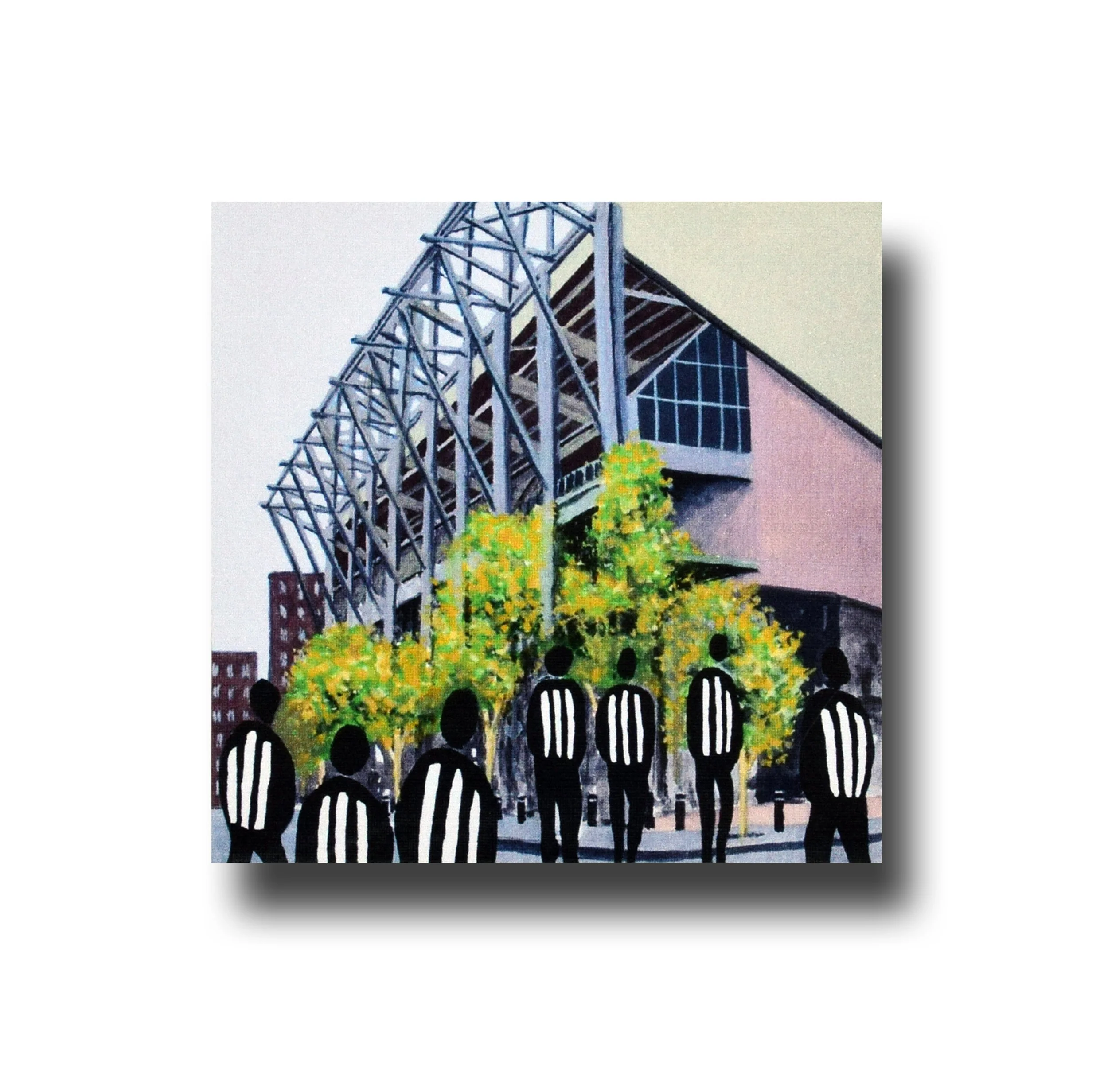 Handmade, greeting card, The Gallowgate End, St James' Park