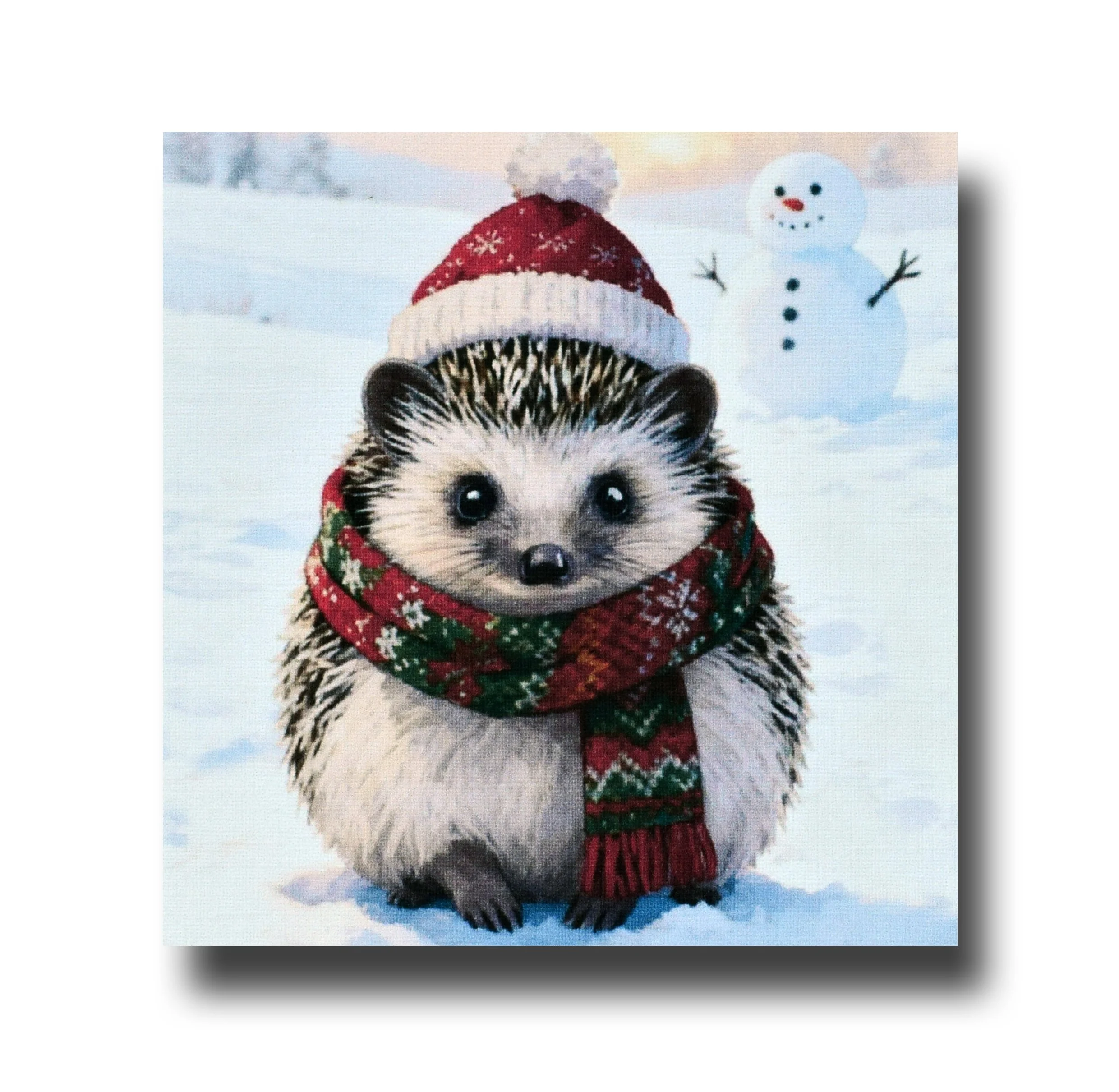 handmade, Christmas card, Warm Hedge Hugs