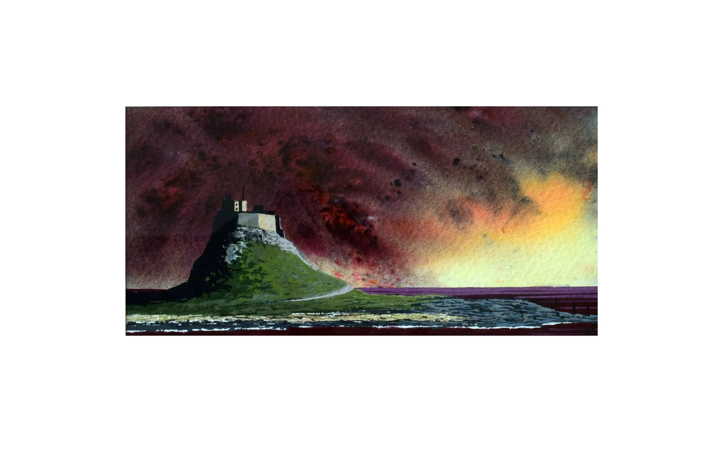 Lindisfarne mixed media two.jpg